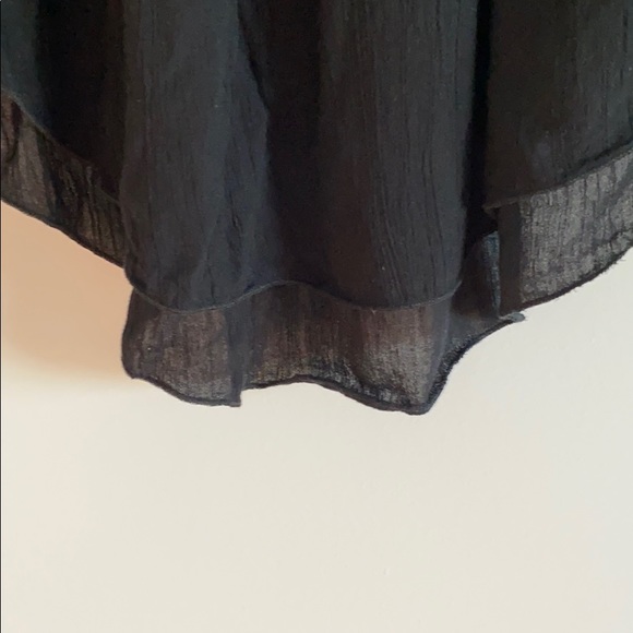Free People black layered multi texture dress - Picture 4 of 5